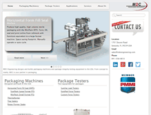 Tablet Screenshot of mdcengineering.com